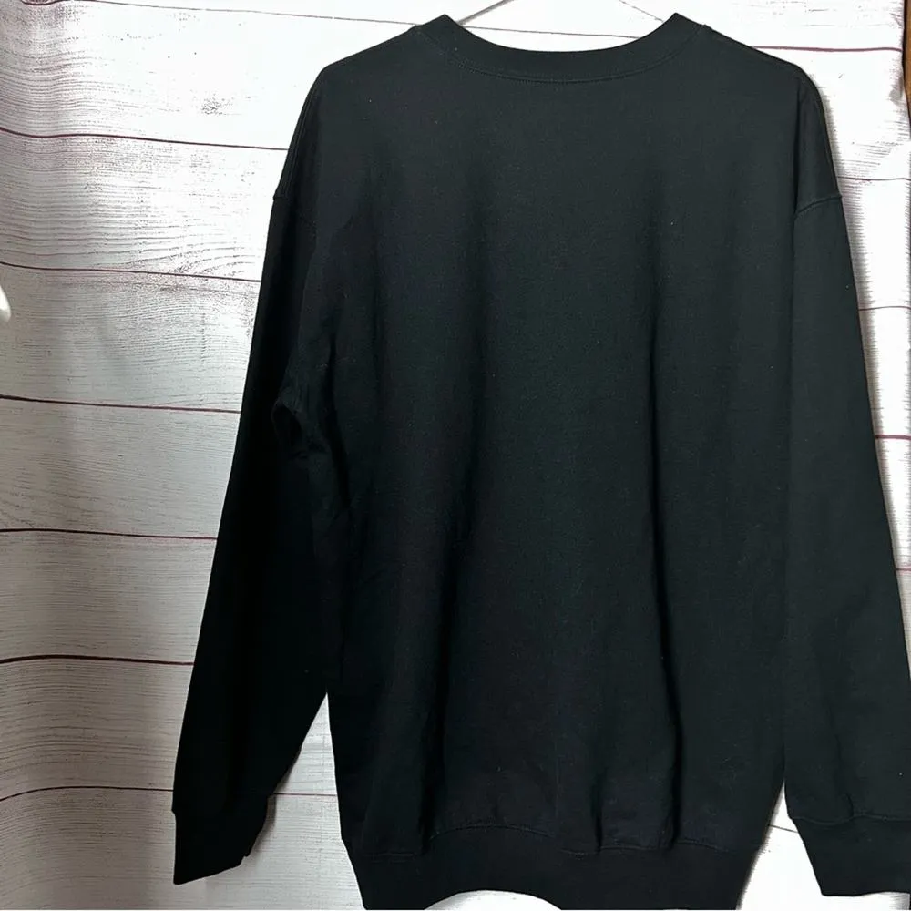 Cold Crush Women’s Crewneck Long Sleeve Gray and Gold Graphic Sweatshirt Sz L - Image 9