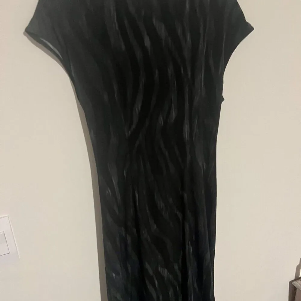 Tommy Bahama Clara Zesty Zebra Short Sleeve Dress L - Image 10