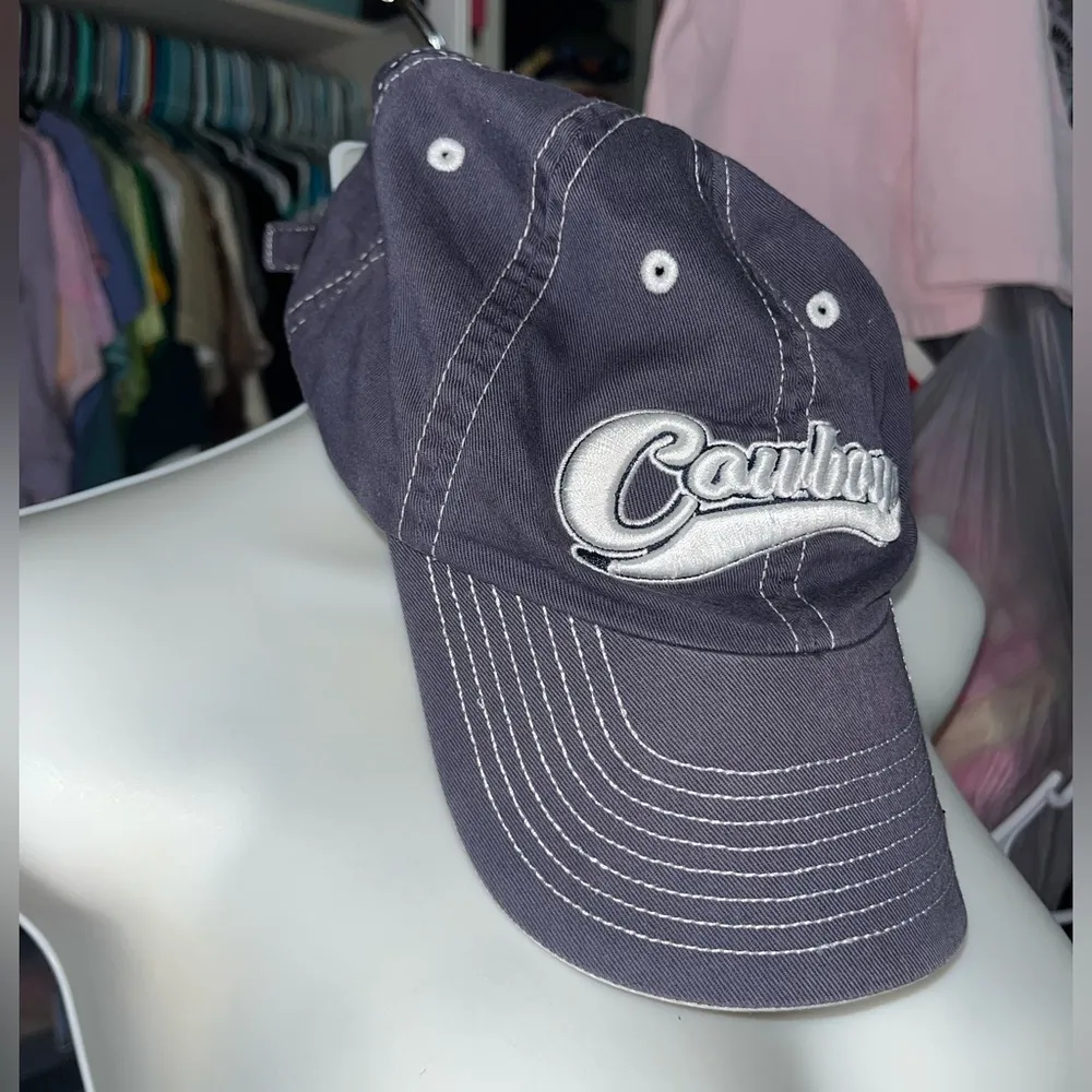Y2K Dallas Cowboys Hat Blue - Image 2