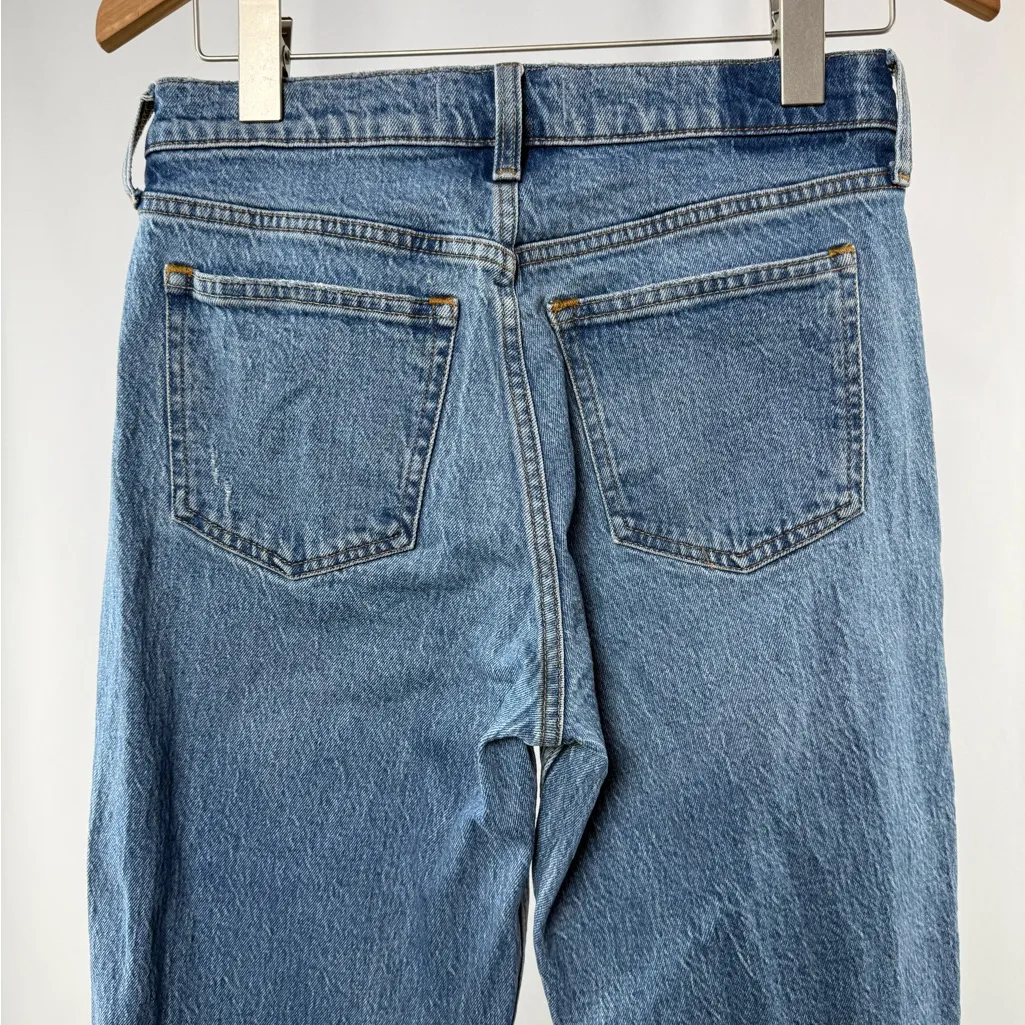 Abercrombie & Fitch Curve Love Low Rise Baggy Jean in Medium Blue Size 25 or 0 - Image 10