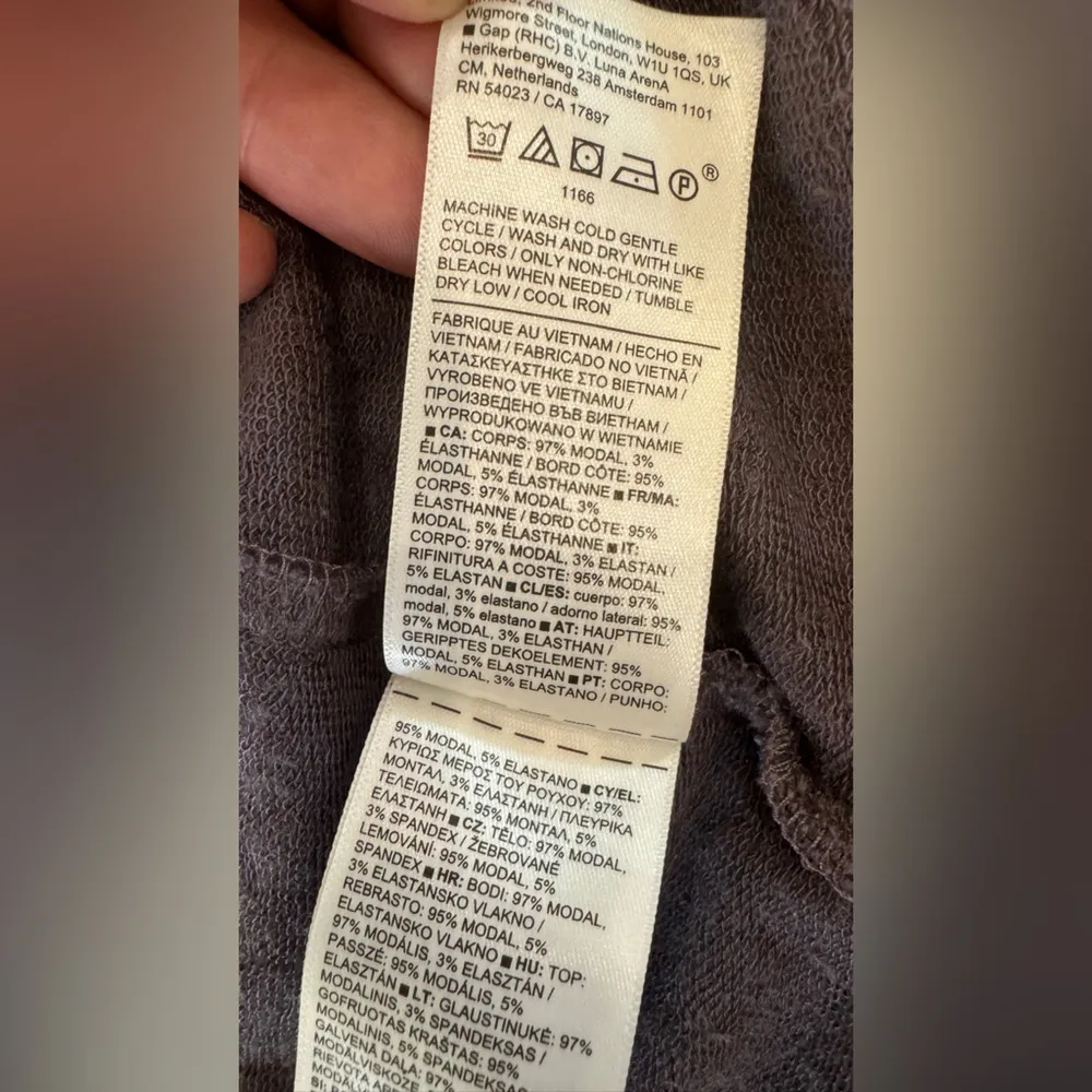 ATHLETA DUSK VIOLET POCKETS NIRVANA PRANAYAMA RESTORE WRAP CARDIGAN - Image 9