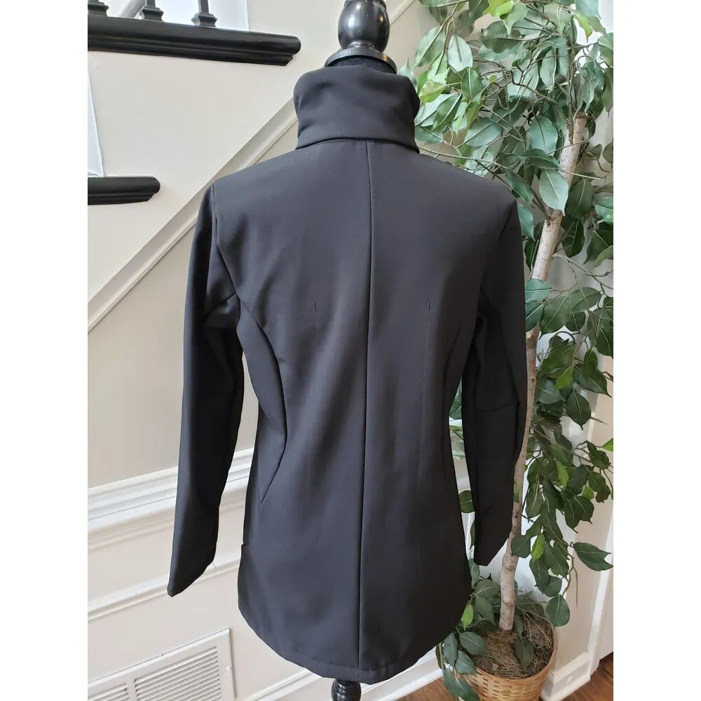 Snozu Trailblazer Jacket Womens Small Black Fleece Lined Long Sleeve Full Zipper - Image 4