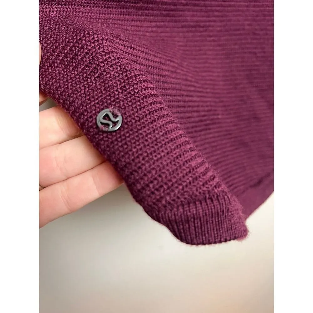 Lululemon Sit in Lotus Washable Wool Sweater Sz. 2 - Image 7