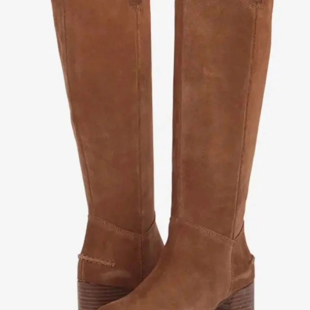 Ugg Arana knee high suede chestnut boots size 10 - Image 2
