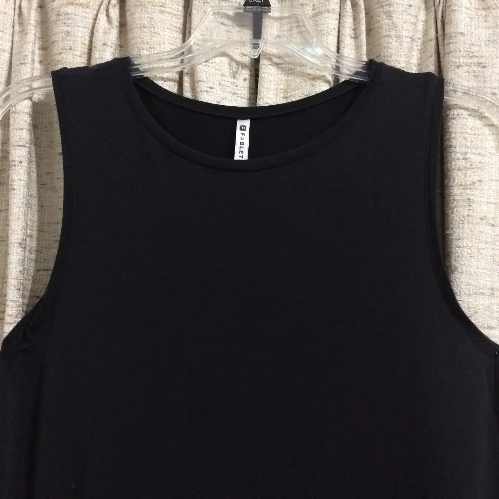 Fabletics  Women’s Alia Side Tie Knot Tank in Black - Image 2