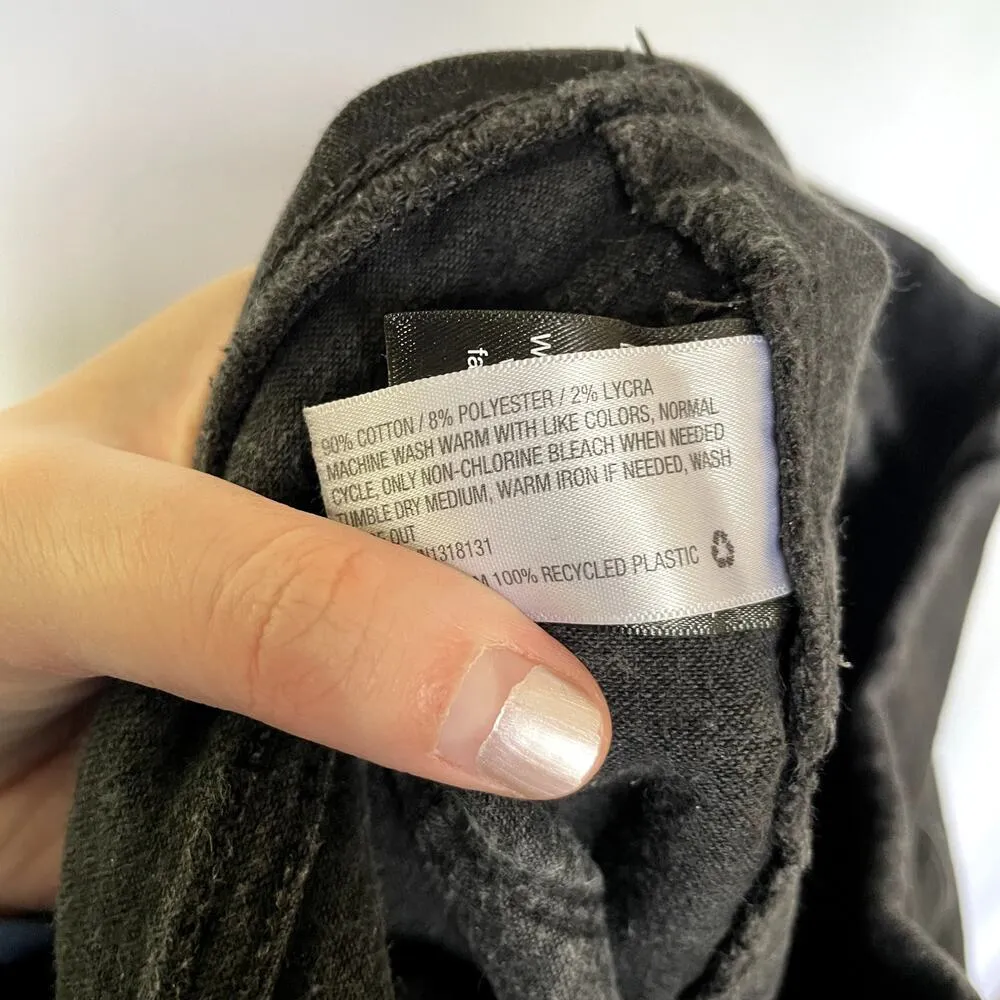 Universal Thread high-rise pull on jegging black jeans women's size 29R cotton - Image 8