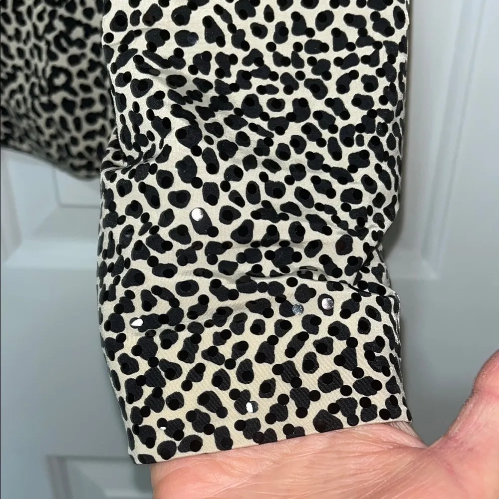 Women’s Adorable Animal Print Jacket with Shimmer - Image 10