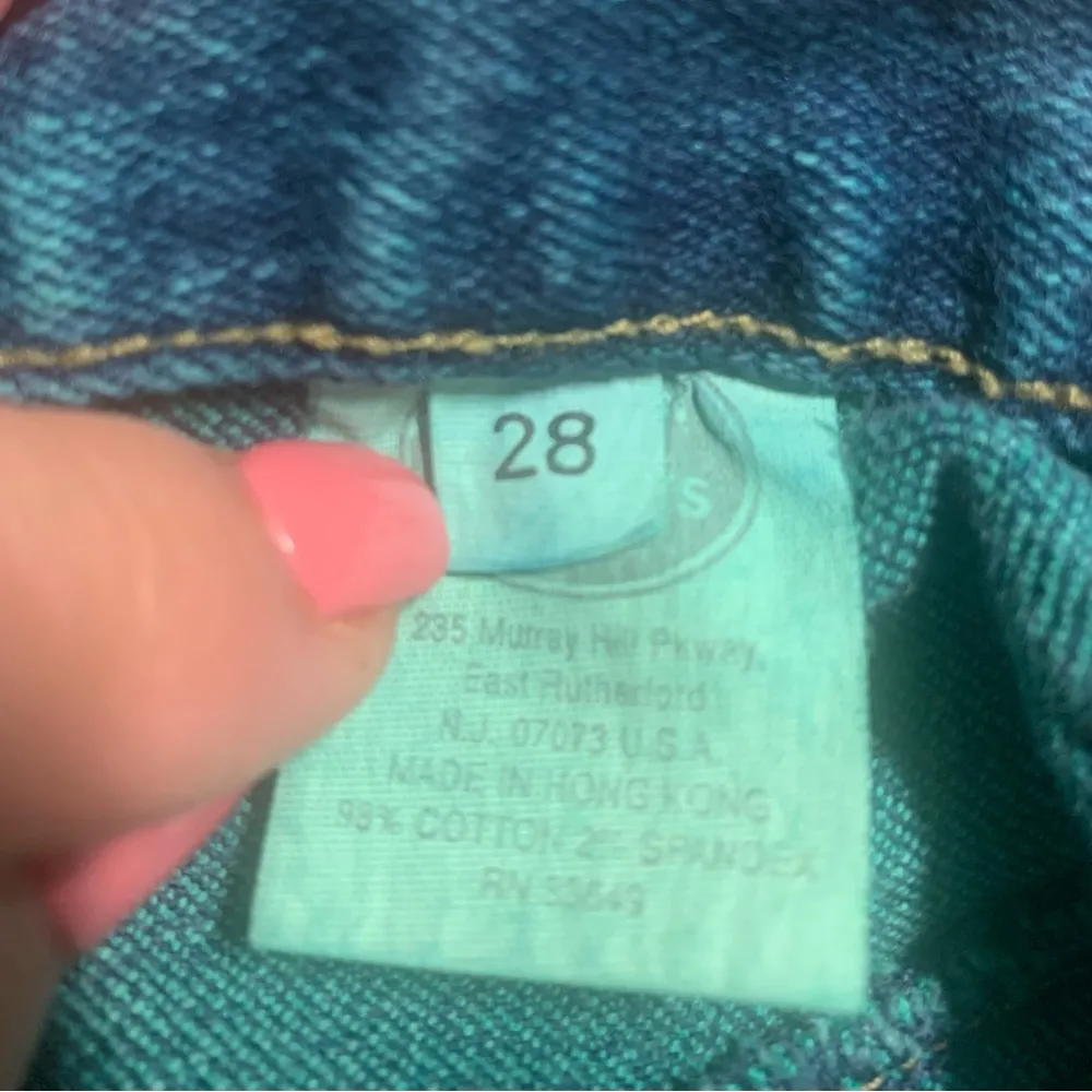 Vintage Miller’s Slim Fit Acid Wash Size 28 Teal Denim Jeans. 1622 Blue - Image 7