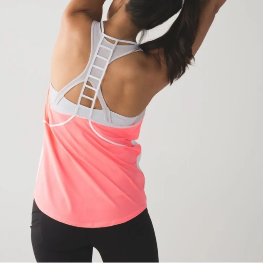 Lululemon Breezy Singlet White Grapefruit Tank 8 - Image 5