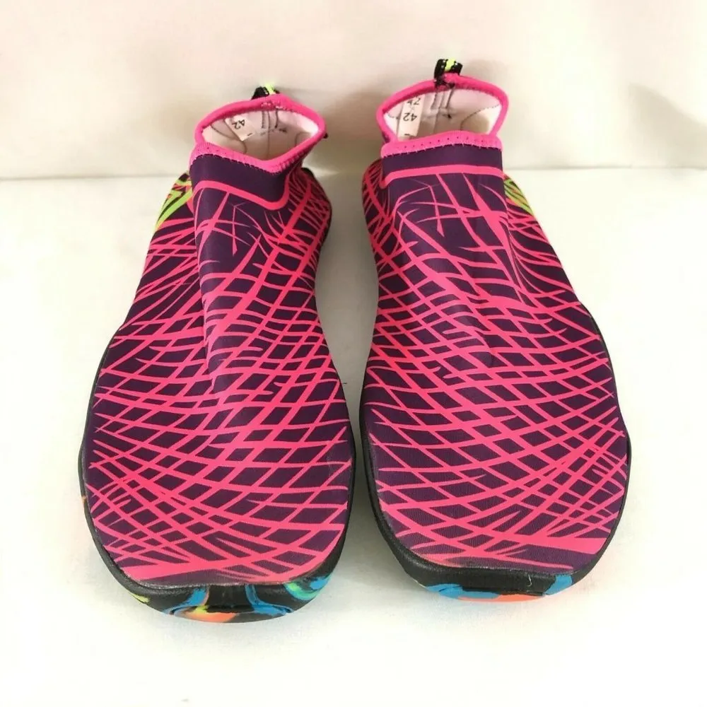 Functionai Womens Water Shoes Fabric Slip On US 10 Pink - Image 2