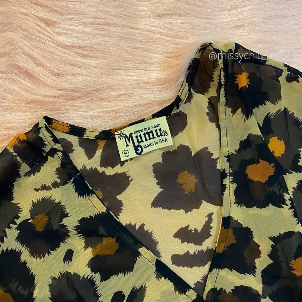 Show me your mumu Size Small Leopard Print Dress - Image 6