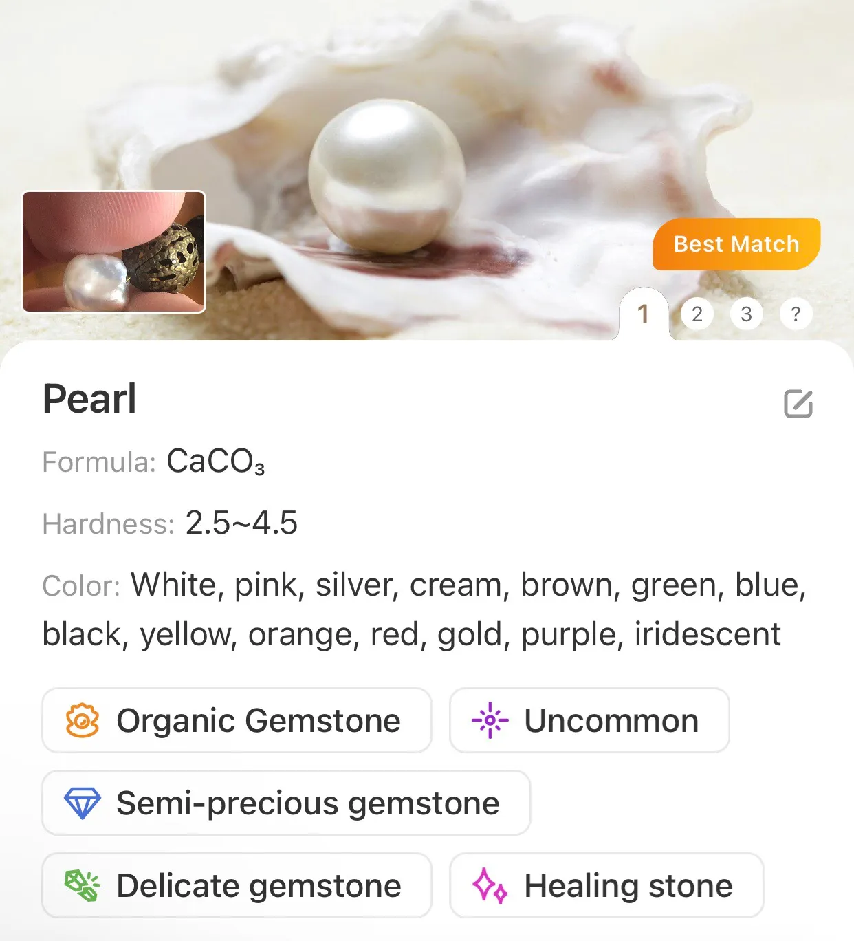 Handcrafted Victorian style Czech glass pearl carnelian beaded necklace - Image 6