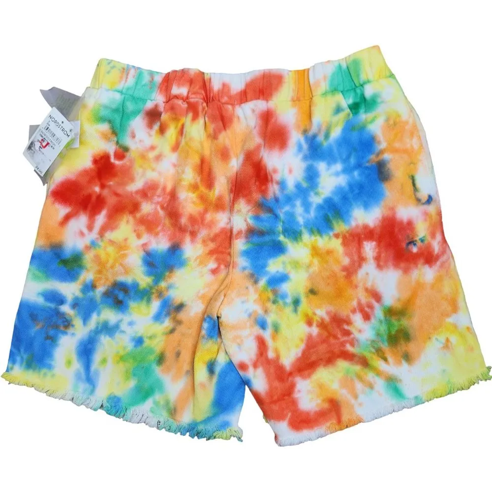 NWT BP. Womens Small Tye-Dye Elastic Waist Shorts Raw Hem Pockets HIgh Waist - Image 35