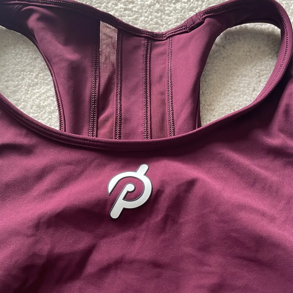 Maroon Colored Peloton Sports Bra - Image 2