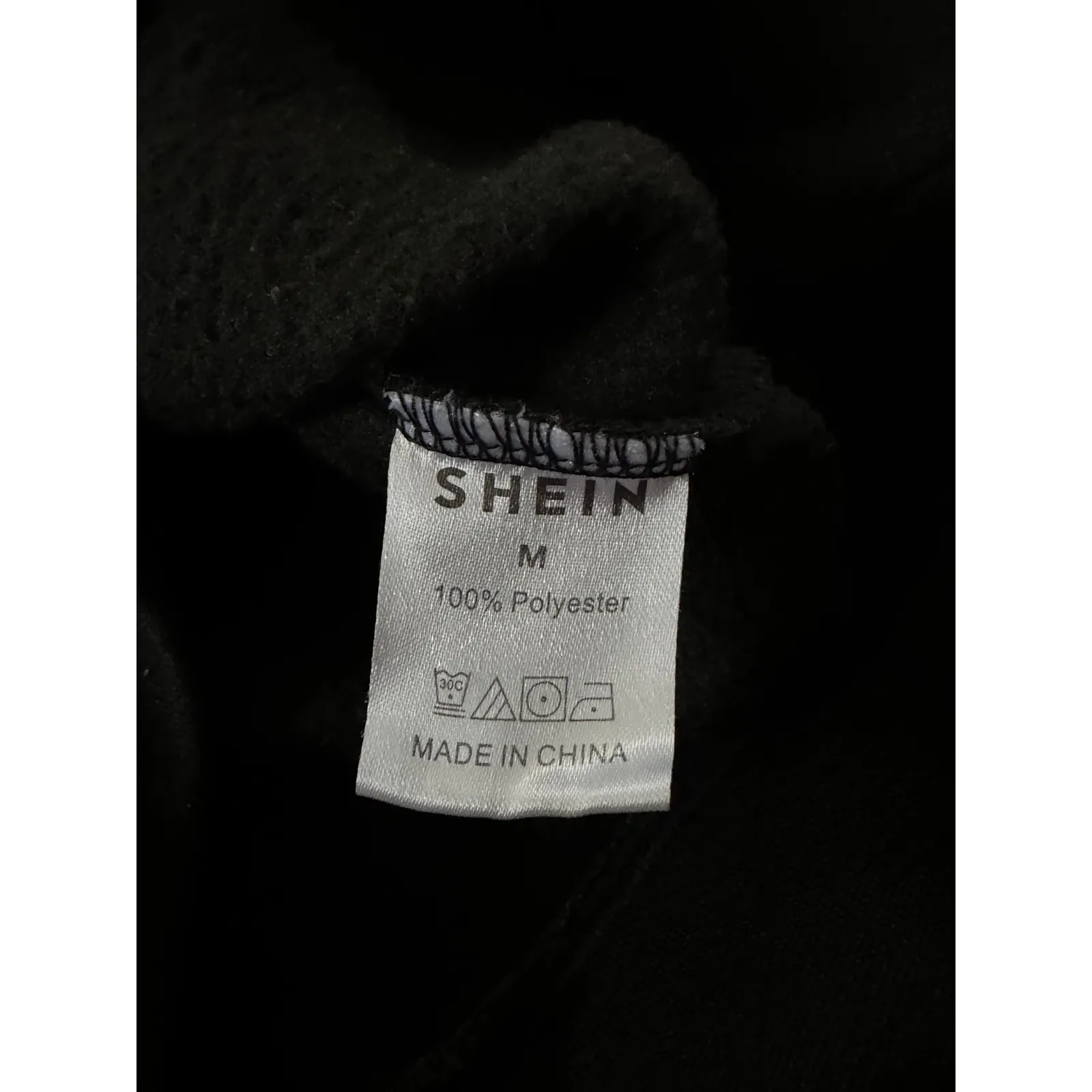 SheIn  Black Hello Pumpkin Sweatshirt Pullover Long Sleeve Women's Size M - Image 3