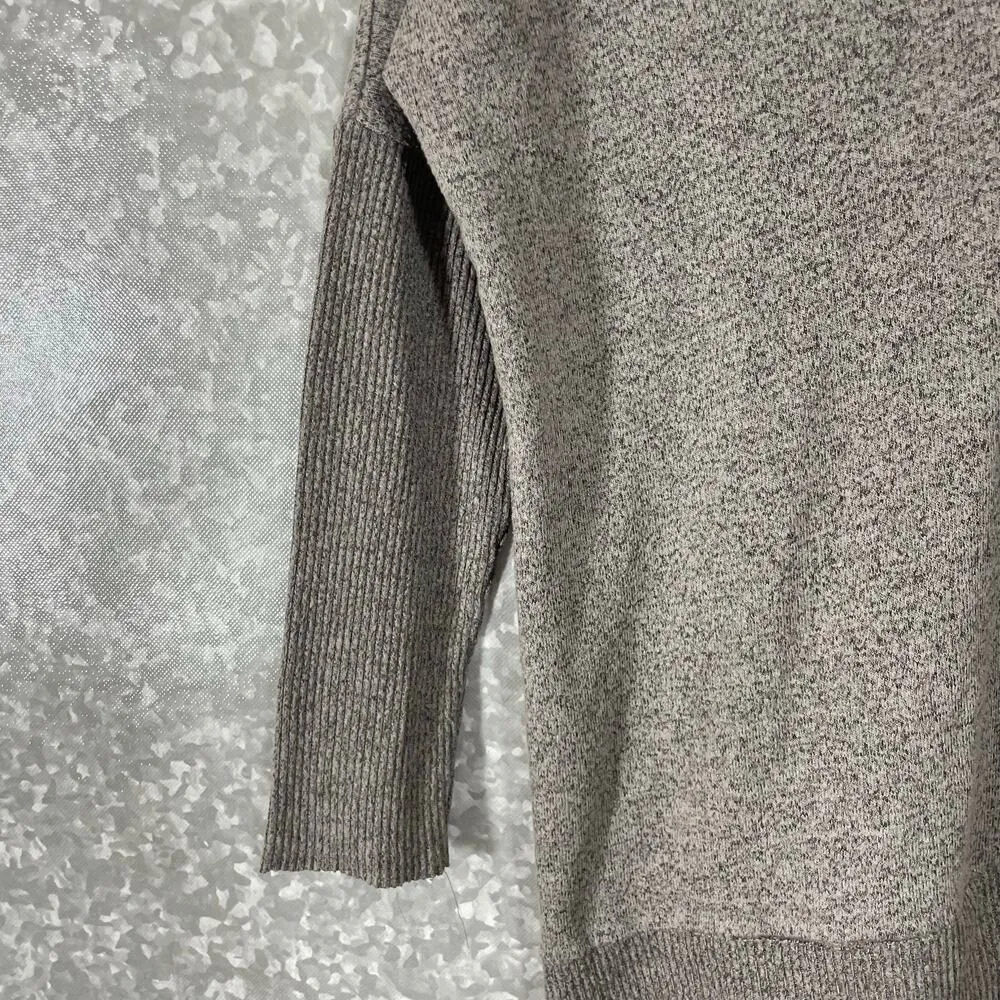 Chance or Fate Women's Gray Oversized Cozycore Sweater - Size Medium - Tunic - Image 3