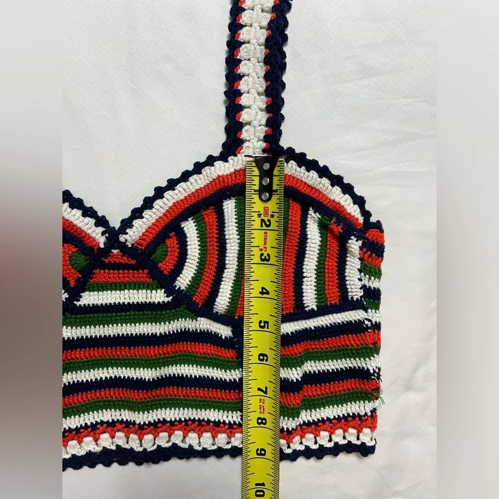 Anthropologie Moth Crochet Top - Size M - Image 3