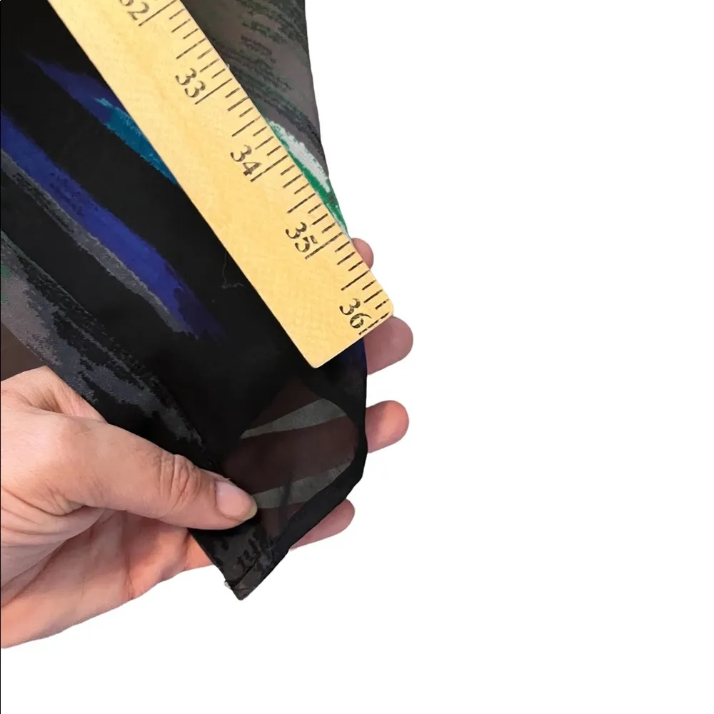 Kirna Zabete For Target Dress 
Printed Collared Button Long Sleeve medium - Image 5