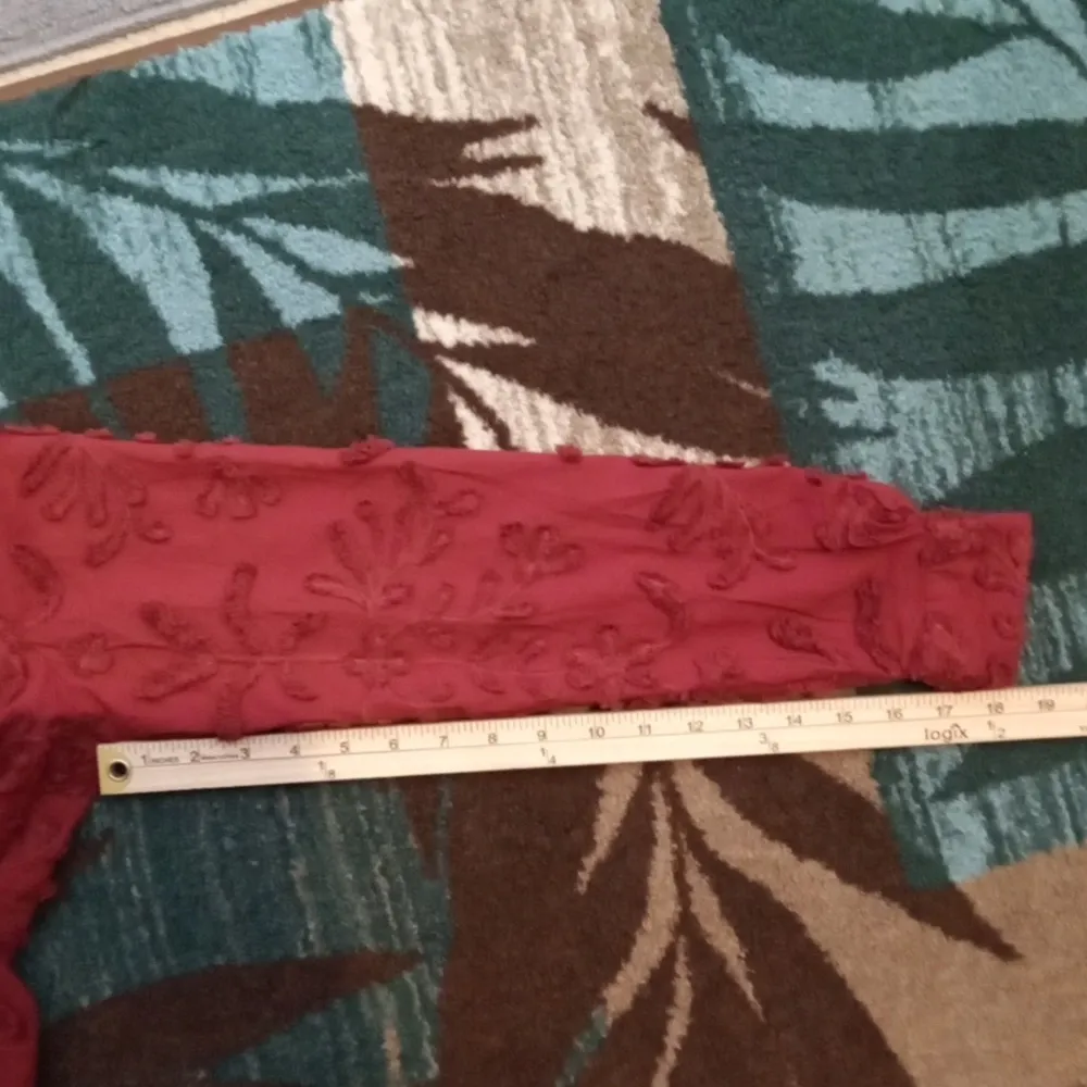 Pilcro Anthropology Whitney Textured Rasberry Trapeze Party Womens Xs - Image 11