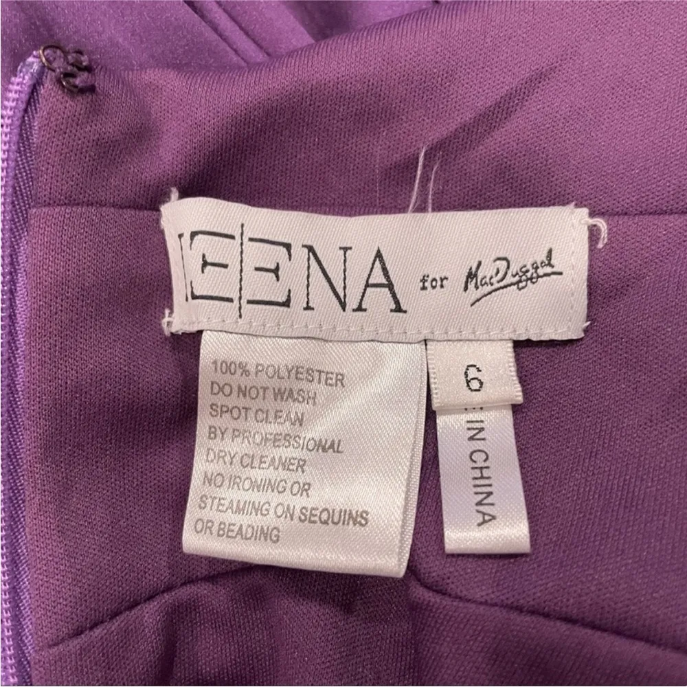 Mac Duggal  26539 Eggplant Halterneck Gown 6 - Image 12