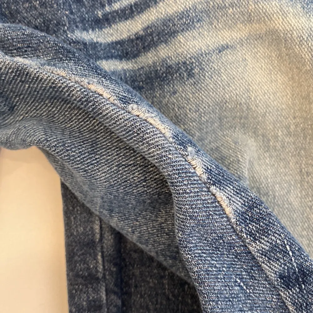 BDG Urban Outfitters Vintage Y2K Flared Denim Blue Jeans Low Rise Sz 9/10 Cotton - Image 11