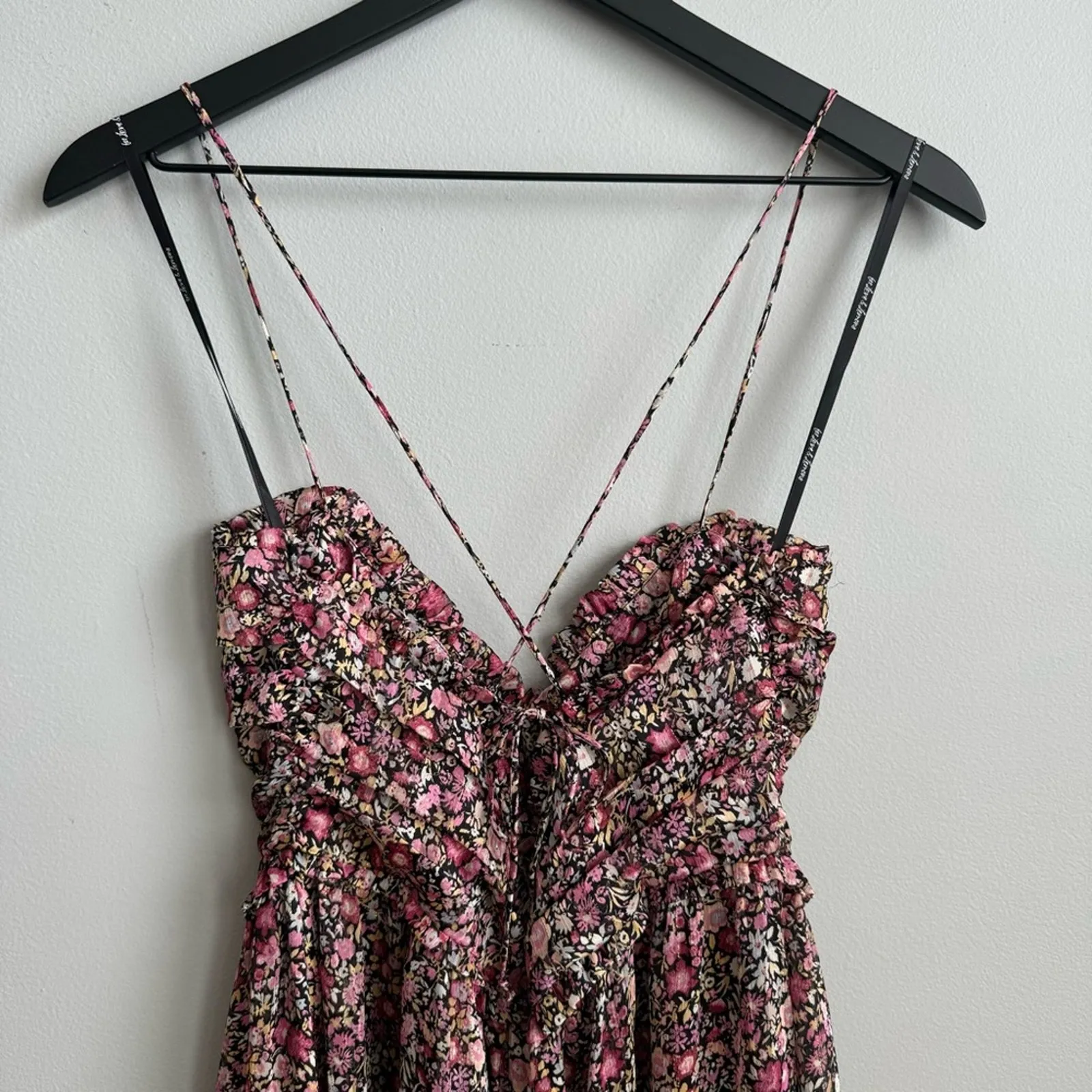 NEW For Love & Lemons Joelle Floral Maxi Dress M - Image 10