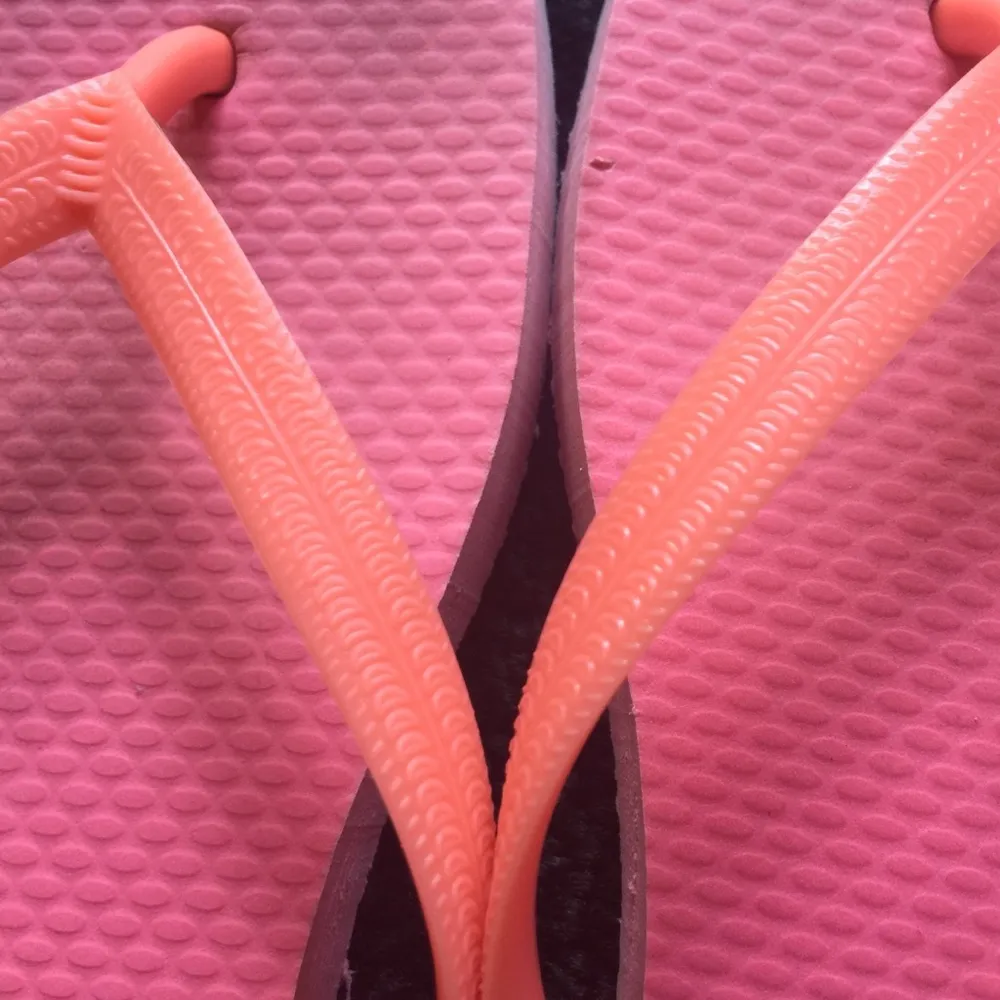 Coral Summer Beach 🏖 Flip Flops Size 6 - Image 6