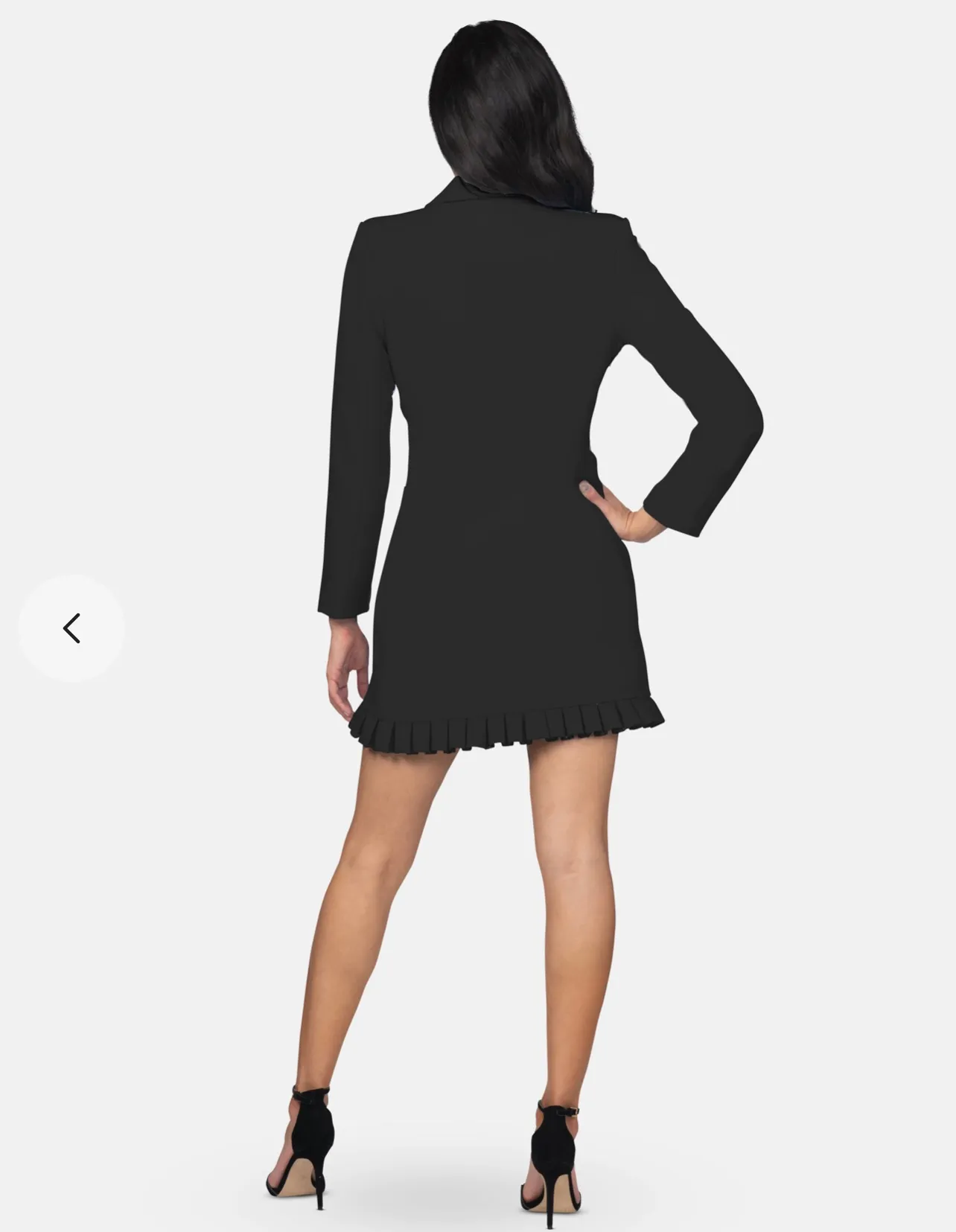 Pleated Blazer Dress - Image 4