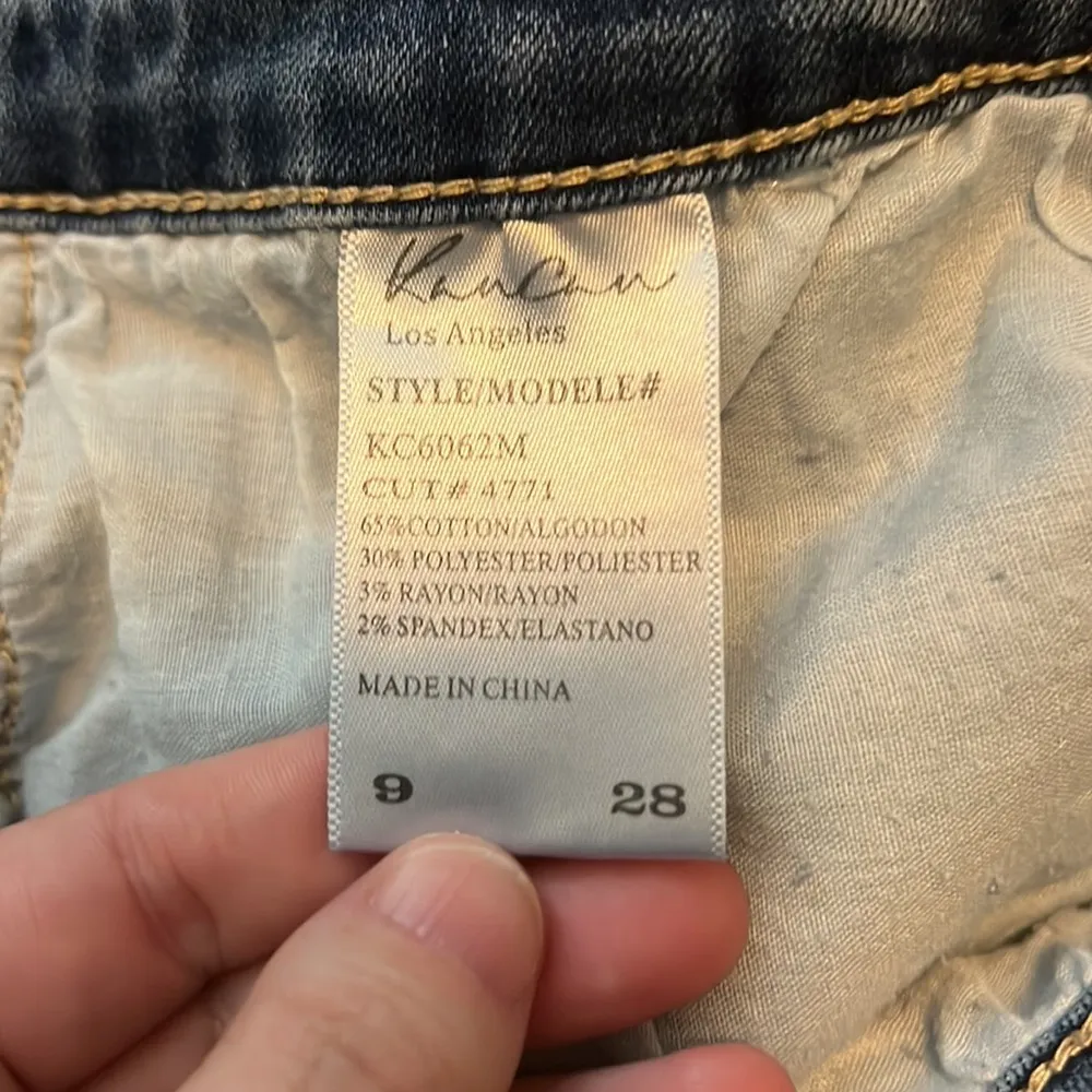 KanCan Denim Skirt Size 28 Blue - Image 6