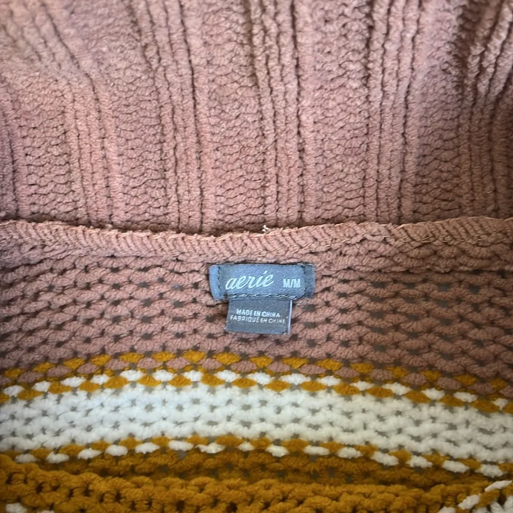 Aerie Women’s Oversized Chenille Turtleneck Sweater Size Medium - Image 7