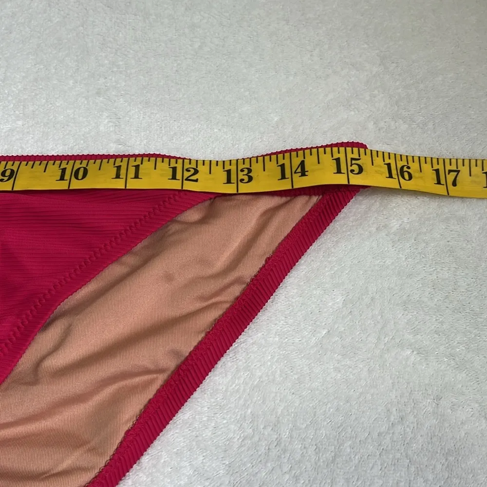 J. Crew Women’s Ribbed Full Coverage Low Rise Bikini Bottom Size Small - Image 7