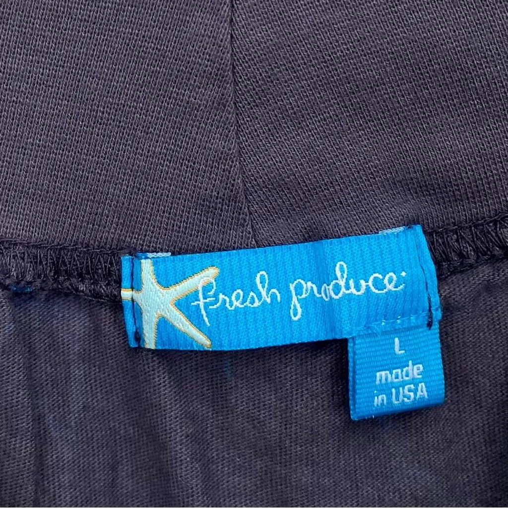 Fresh Produce Blue Floral Tropical Cotton Tiered Mini Skirt - Image 6