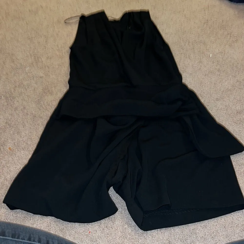 Zara black tank romper small - Image 2