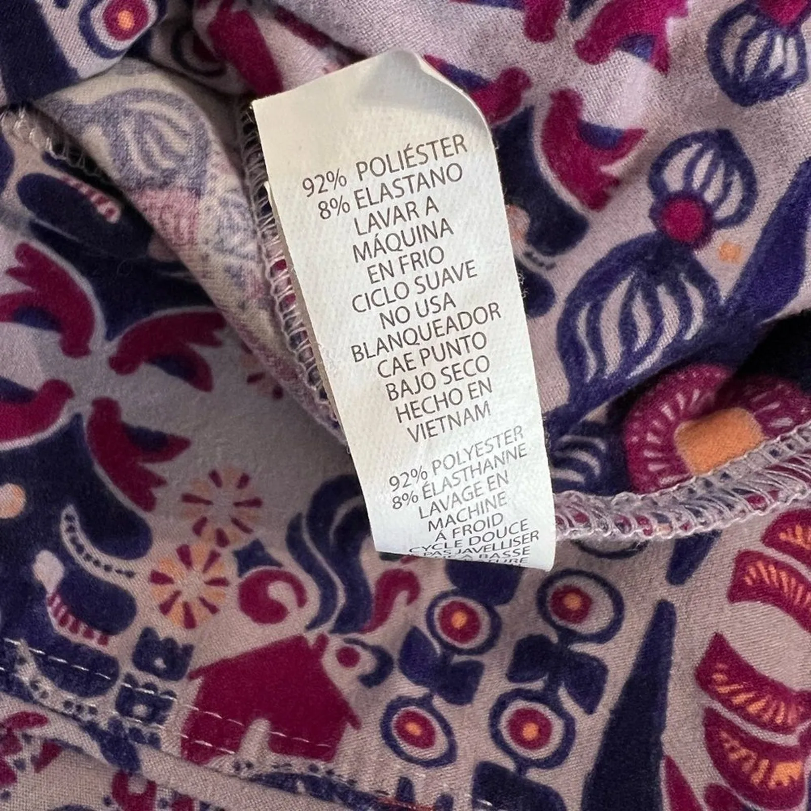 LuLaRoe OS Abstract Floral Leggings (one size) - Image 8