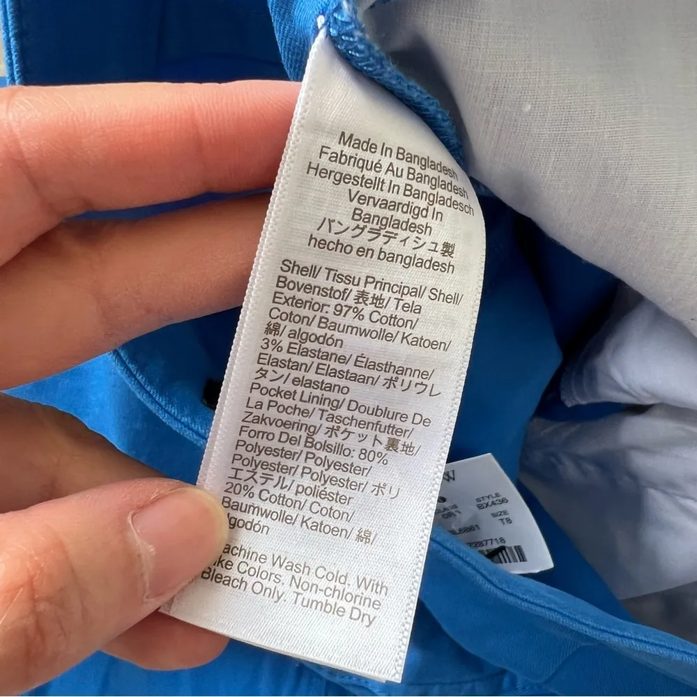 J. Crew Wide-leg chino pant in blue size 8T NWT - Image 9