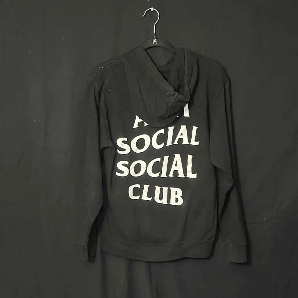 Anti Social Social Club Black Hoodie - Image 3