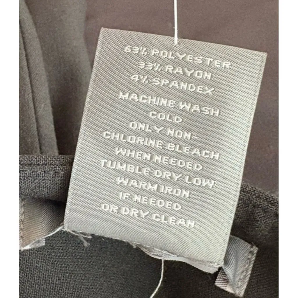 *New Ann Taylor Signature Fit Pant Womens 12 Black Quiet Luxury Old Money Dress - Image 6