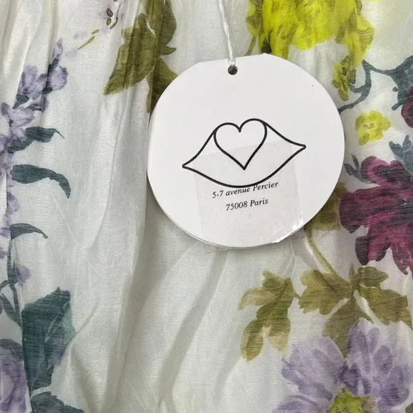 SEE BY CHLOÉ Lace Trimmed Flora Voile Midi Skirt Size‎ 2 NWT $405 - Image 12