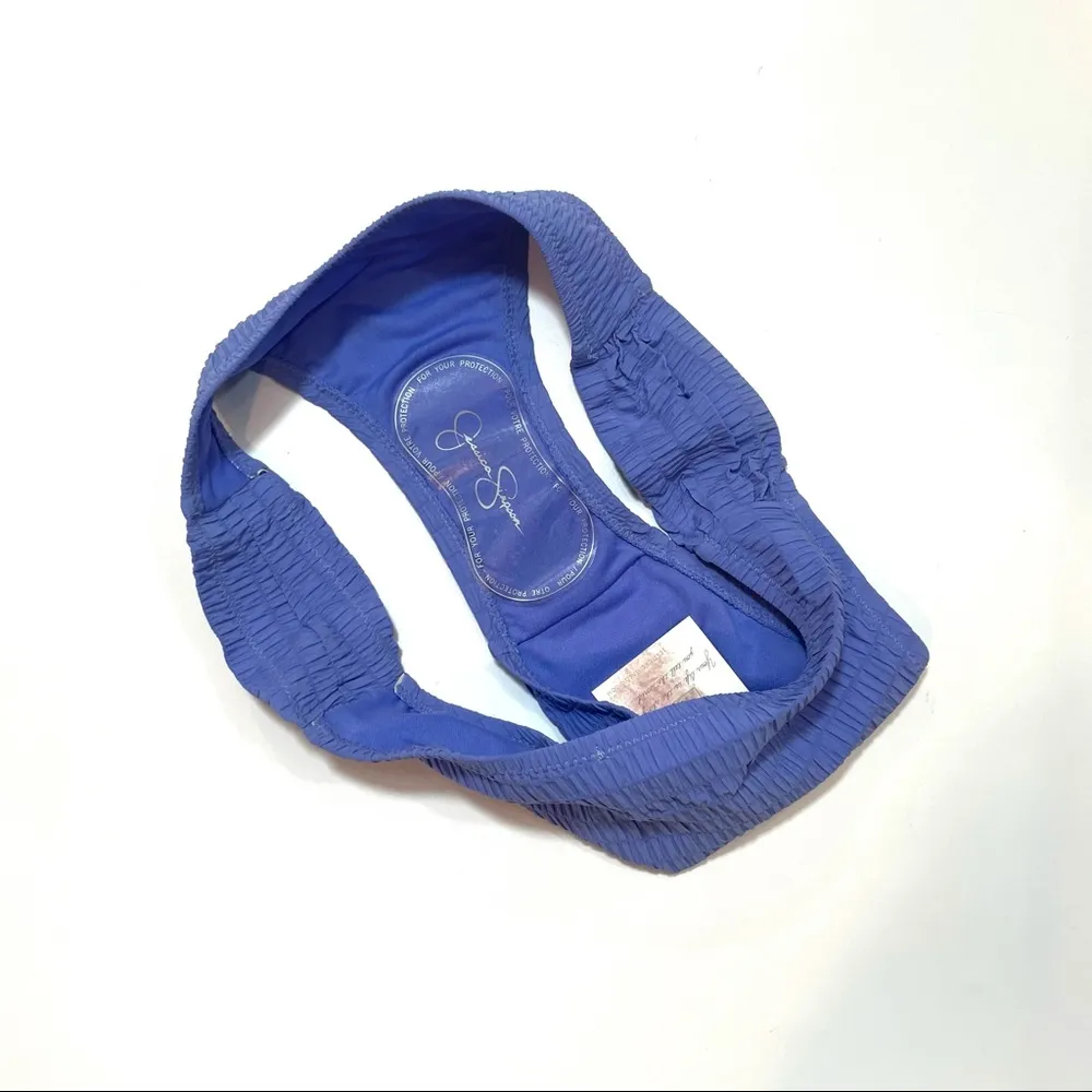 Jessica Simpson Smocked Hipster Bikini Swim Bottom - Image 6