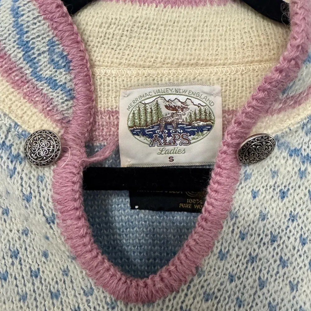 Vintage Ski Merrimack Valley New England “Alps” wool sweater in Sz Small - Image 4