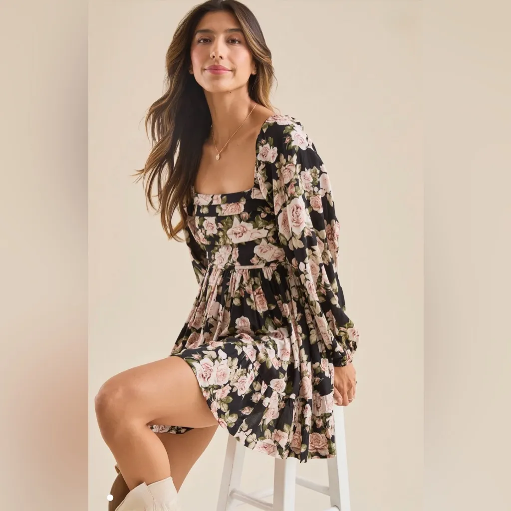 NWT Altar’d State Gracie Floral Mini Dress - Image 2