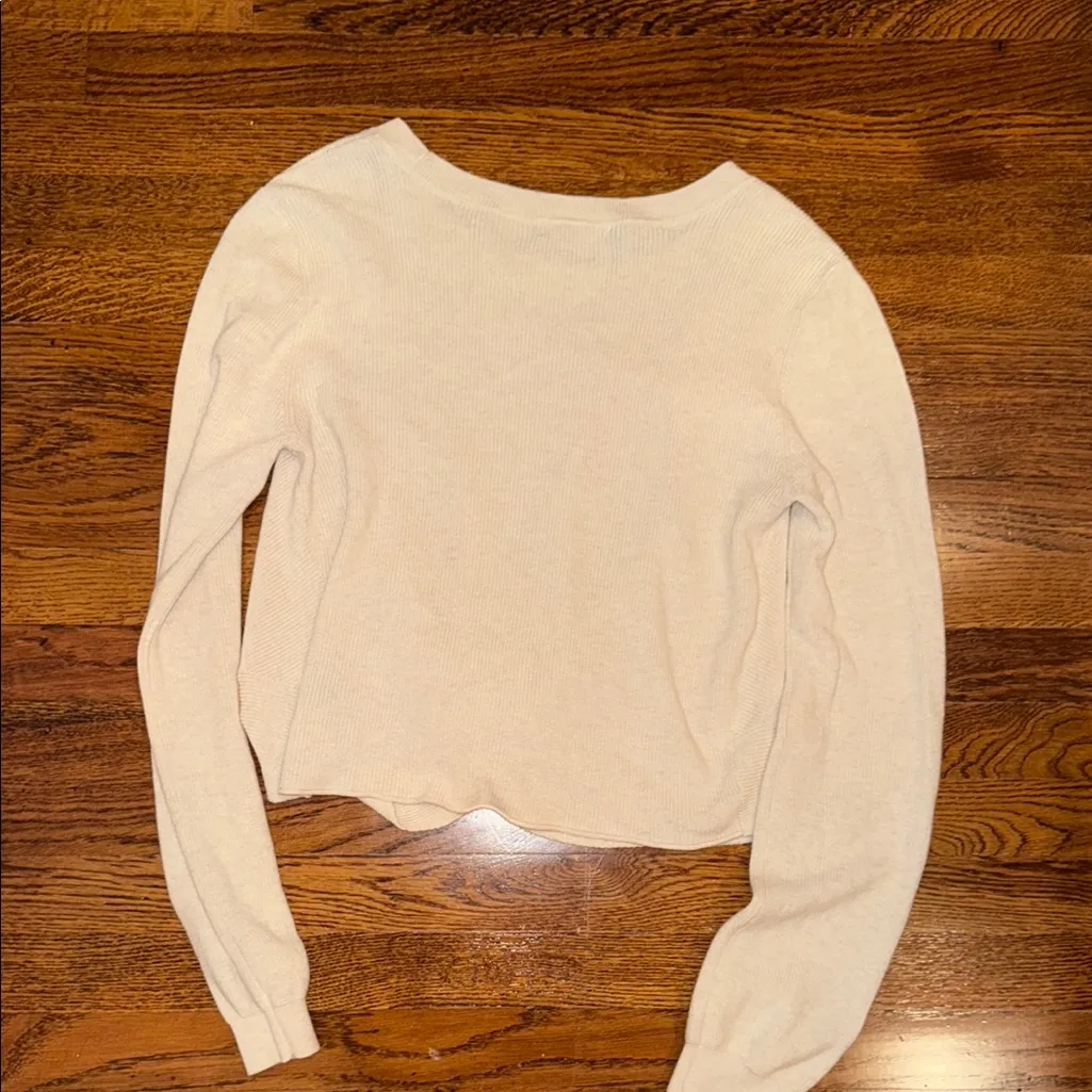 525 America Cream Knit Sweater - Image 7