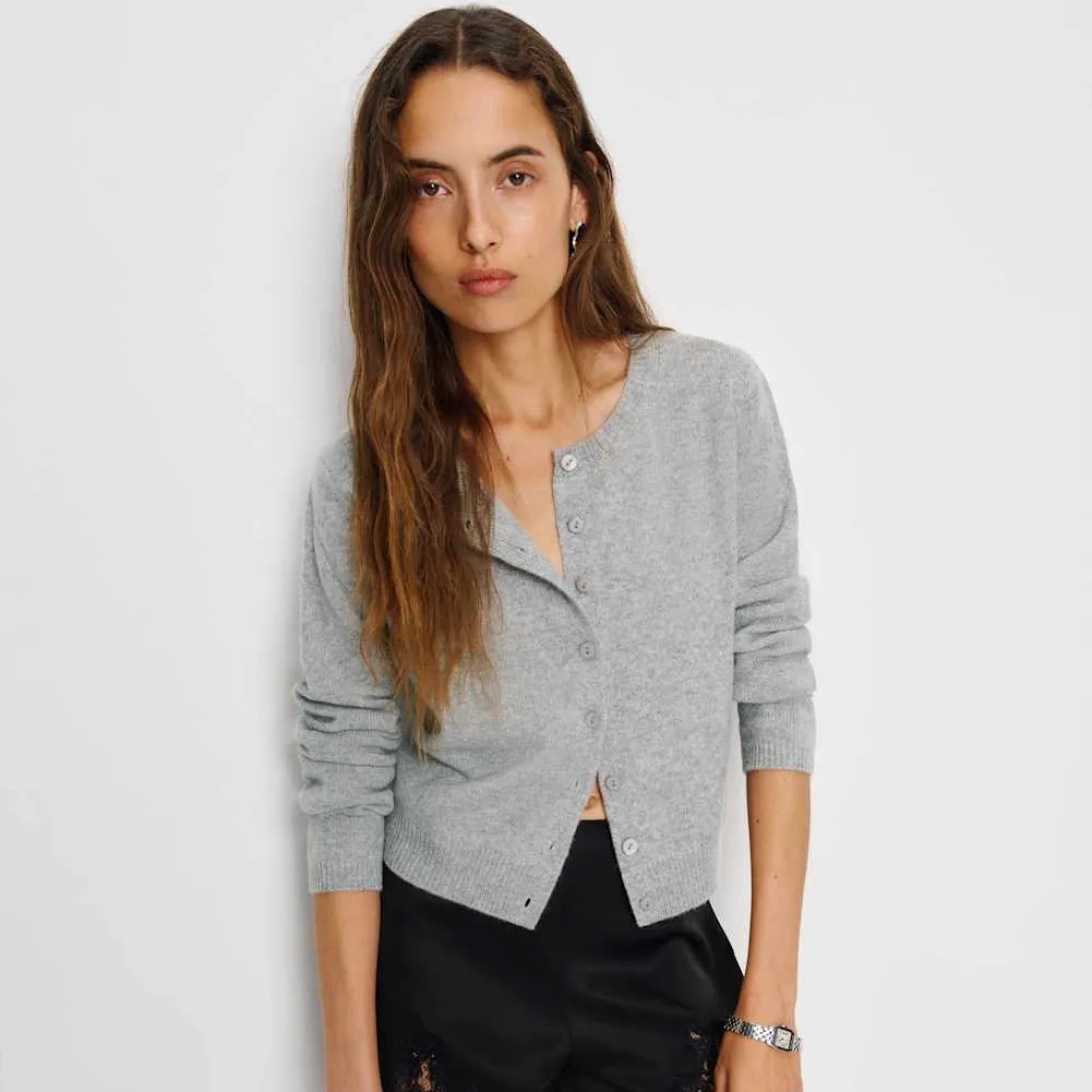 Reformation Clara Cashmere Crew Cardigan - Image 2