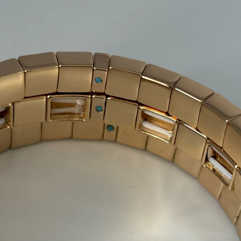 NWOT Roxanne assoulin set of three bracelets Gold - Image 8