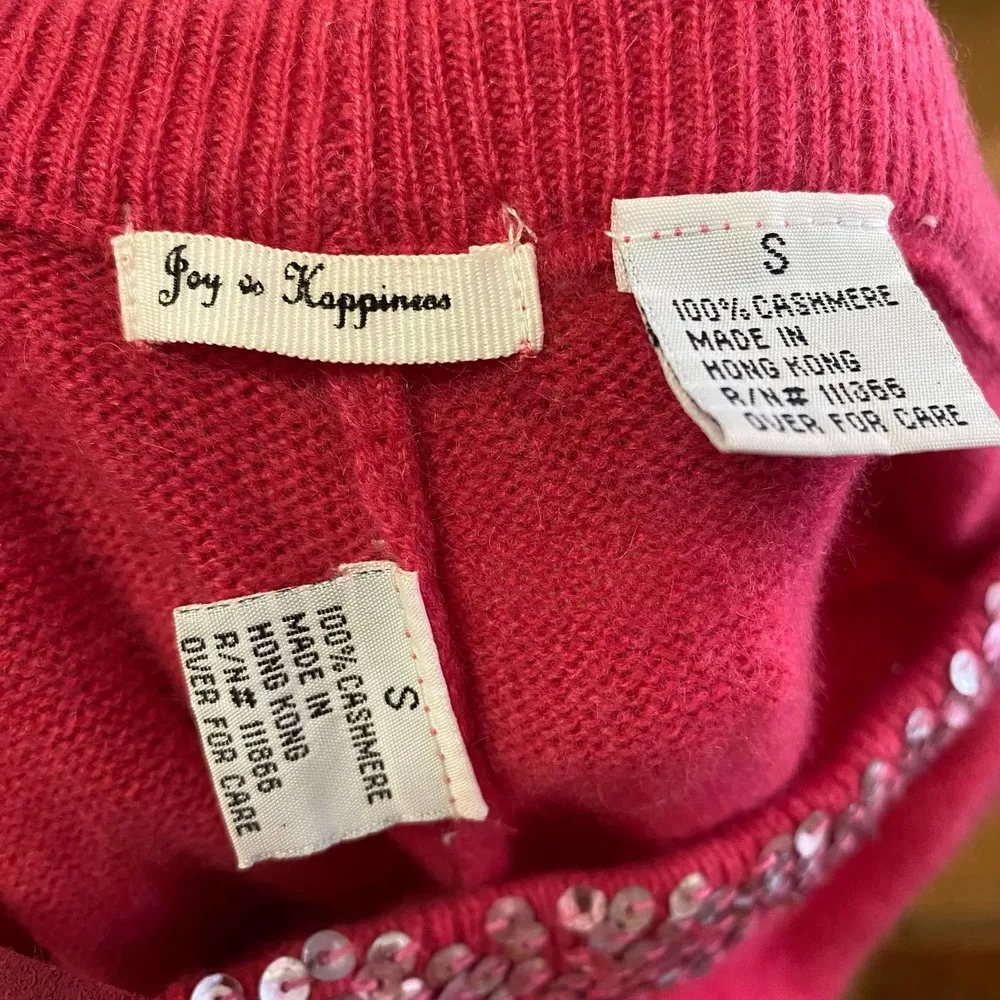 Victoria's Secret Joy vs. Happiness Pink Barbie Cashmere Coastal Quiet Luxury Pants - Image 6