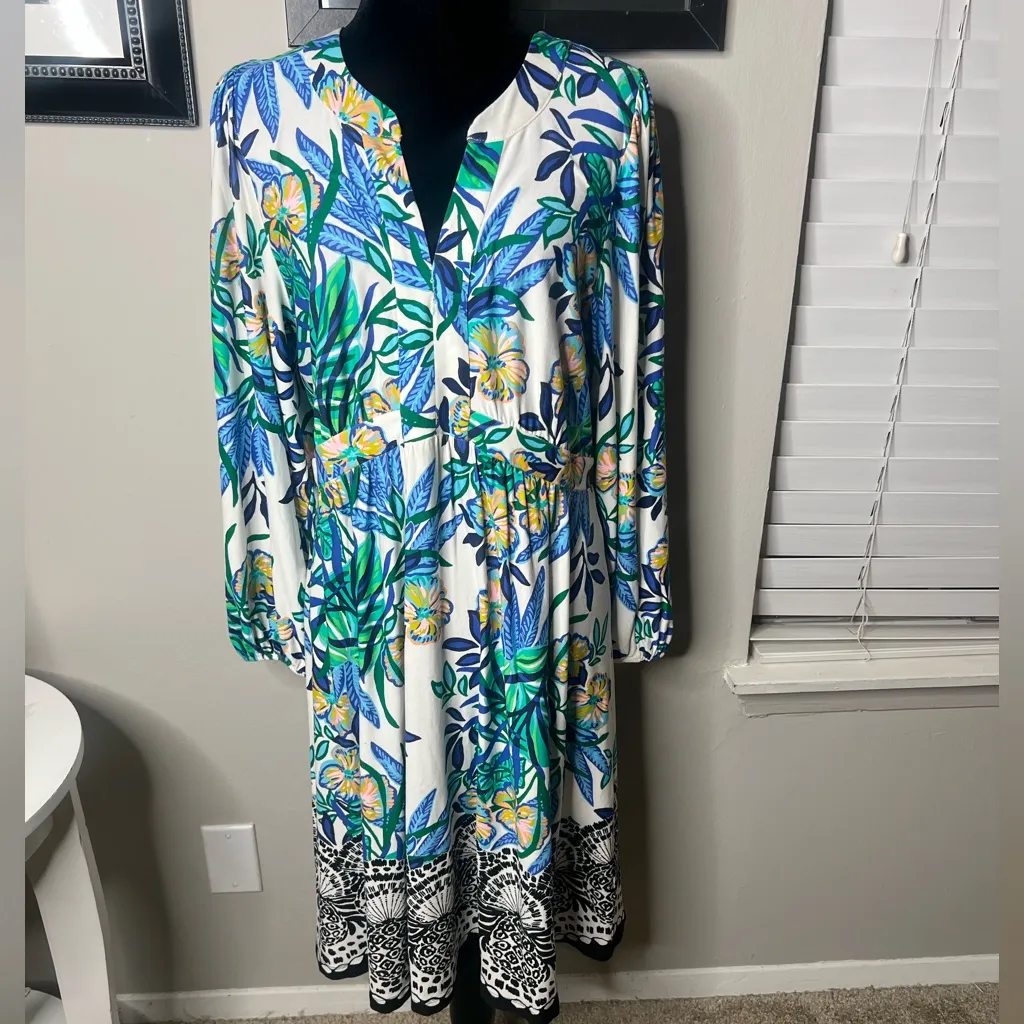 Lilly Pulitzer Wexlee 3/4 sleeve dress Multi golden hour glam knit dress 16 - Image 10