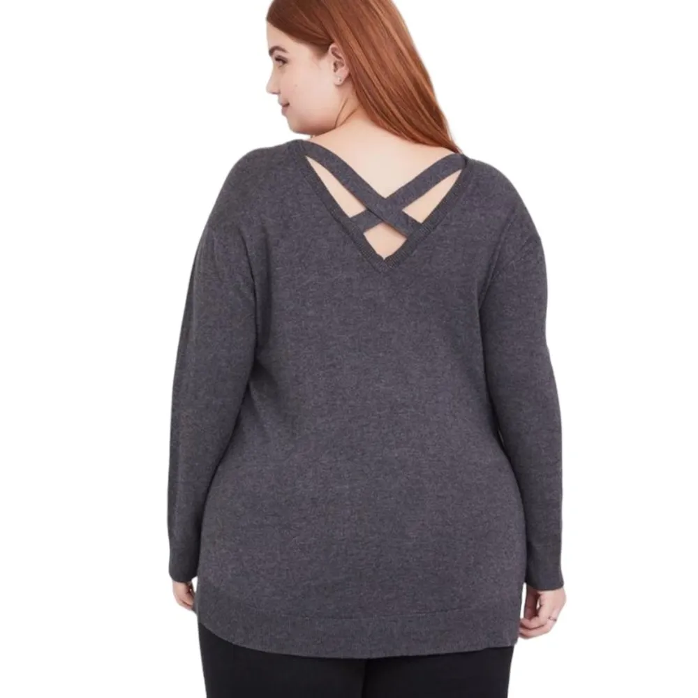 Disney Villains Maleficent Sweater-knit Crisscross Back Top W-322 Plus Size 1X - Image 3
