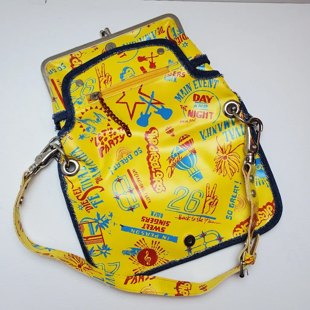 Diesel 90' ‎ Retro Vintage Reversible Purse, Handbag - Image 6