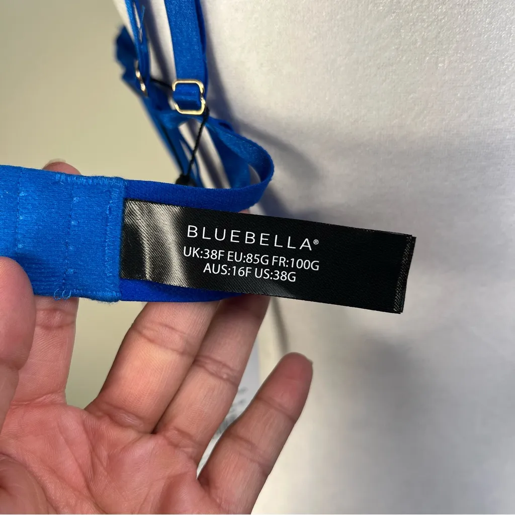 Bluebella Vibrant Blue Mesh Bra size 38G NWT - Image 9