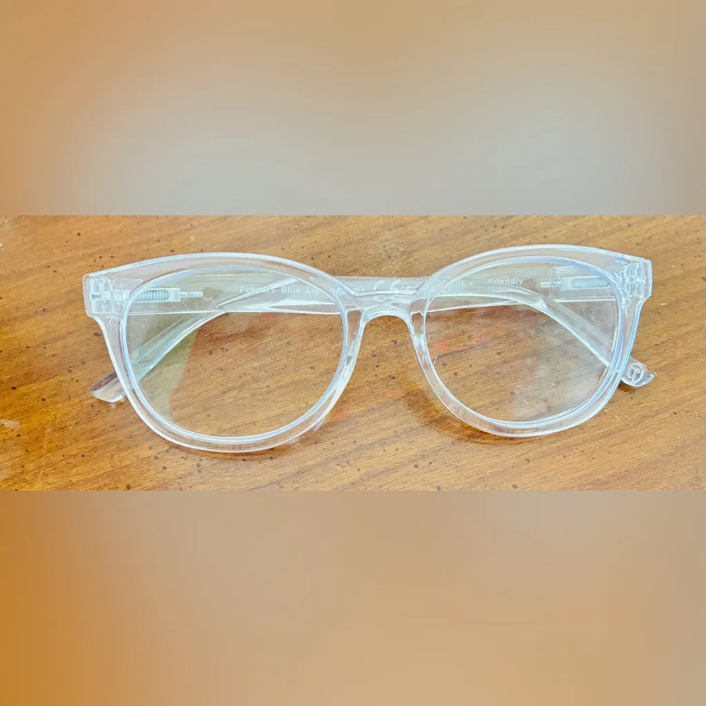 Peepers Clear Transparent Glasses readers +2.00 White - Image 5